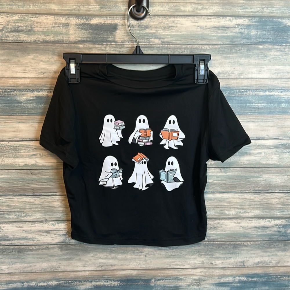 Girls tee Halloween themed